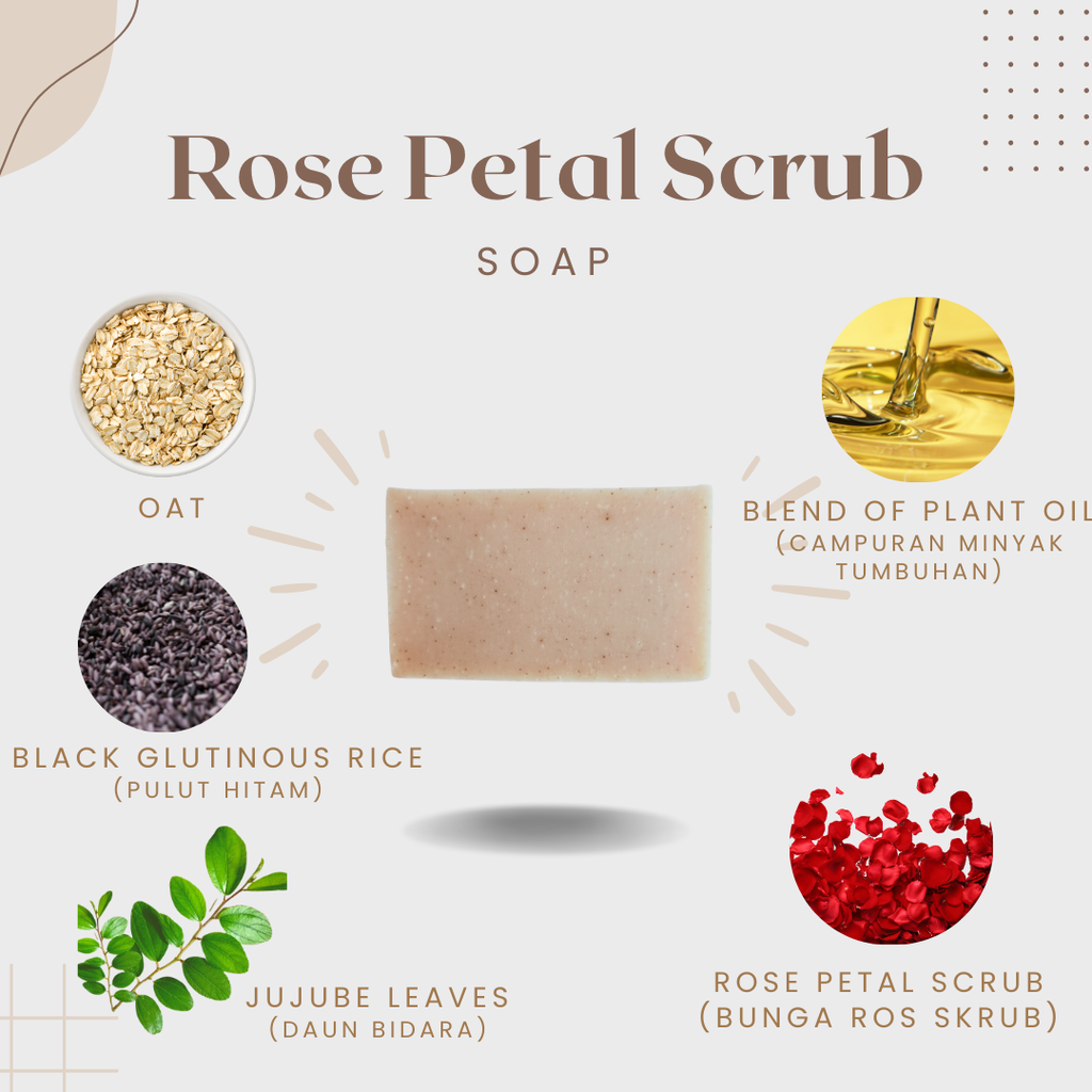 Rose Scrub Soap Bar