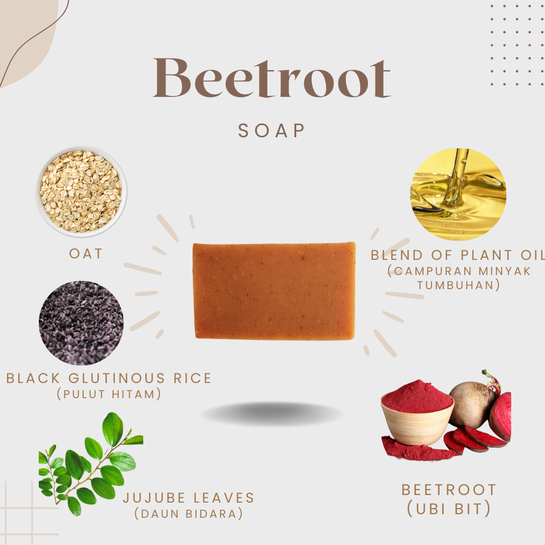 Beetroot Soap Bar (Coming soon - Available on 20 November 2025)