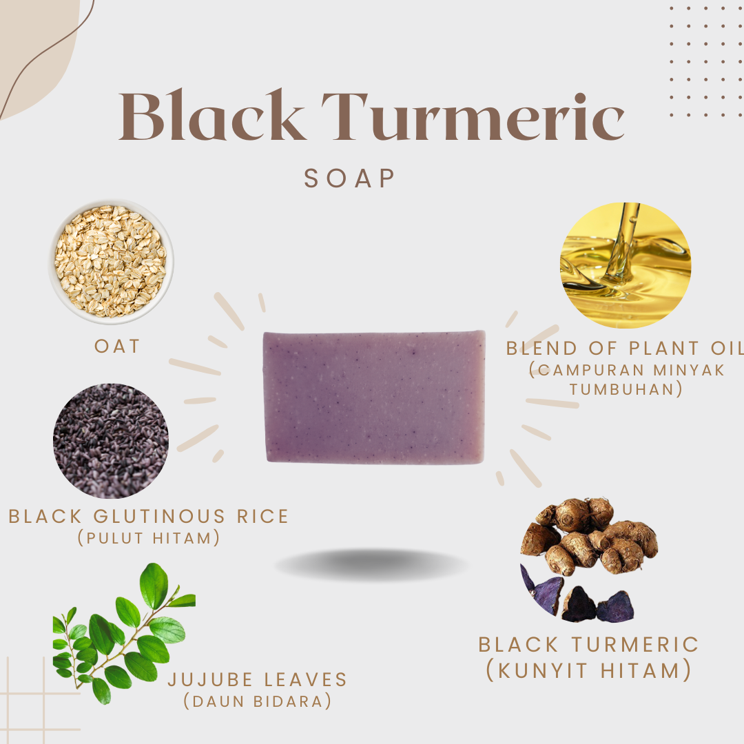 Black Turmeric Soap Bar